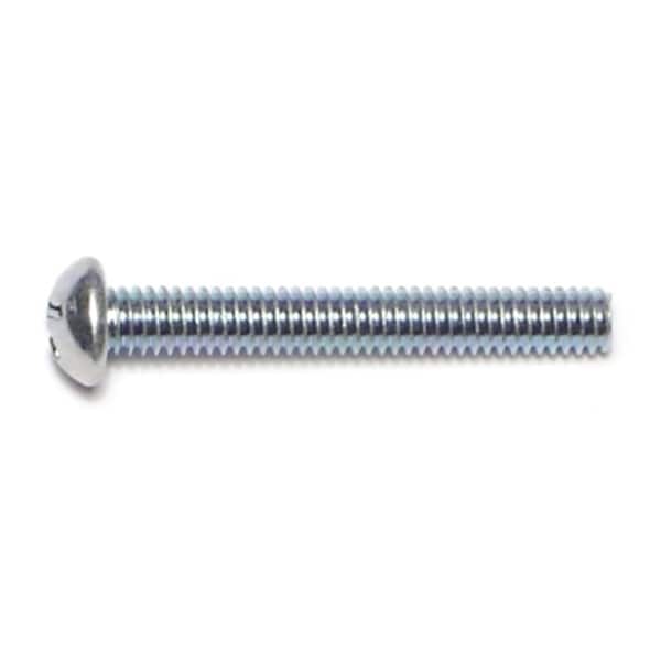 Midwest Fastener #8-32 x 1-1/4 in Phillips Round Machine Screw, Zinc Plated Steel, 36 PK 63595 - main